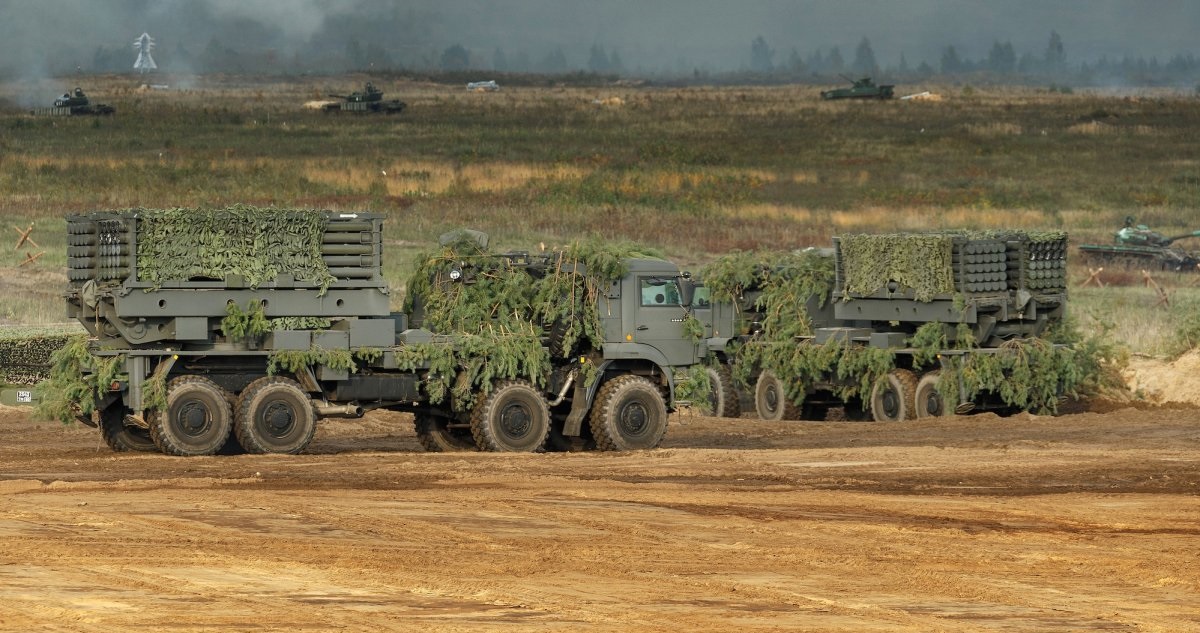 Les forces armées ukrainiennes ont détruit un rare système russe de déminage à distance, le Zemledeliye, en 2020.
