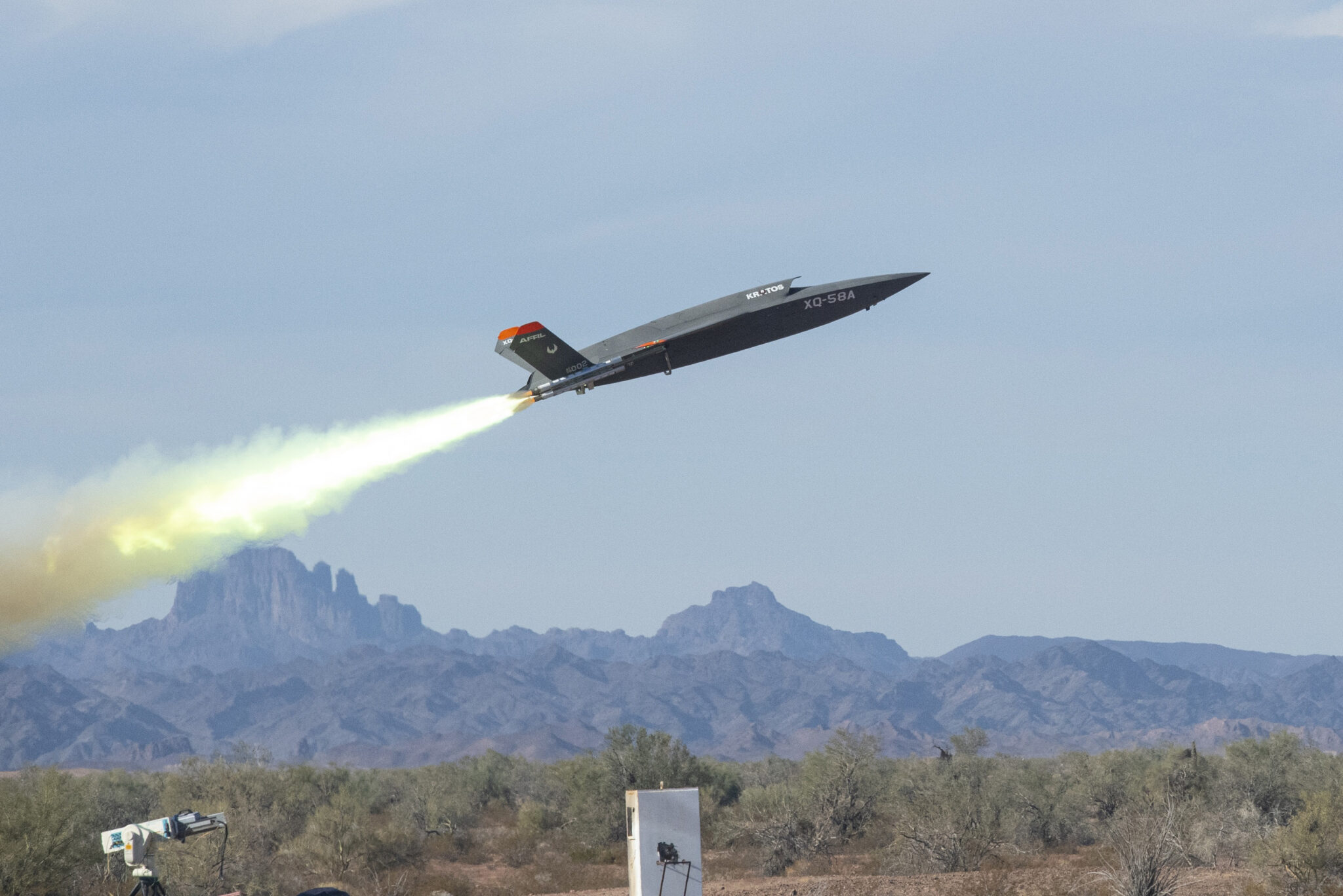 The U.S. Navy will receive $15.5 million worth of XQ-58A Valkyrie combat drones