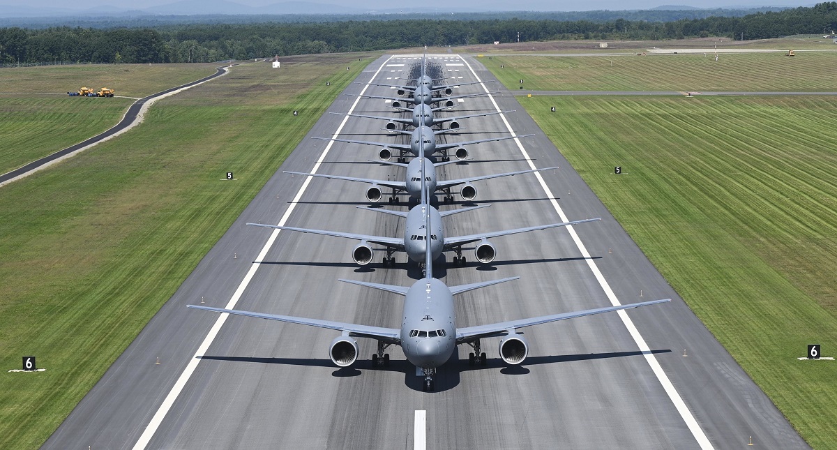 Boeing hervat leveringen van lang geplaagde KC-46 Pegasus-tankvliegtuigen na problemen met brandstoftank