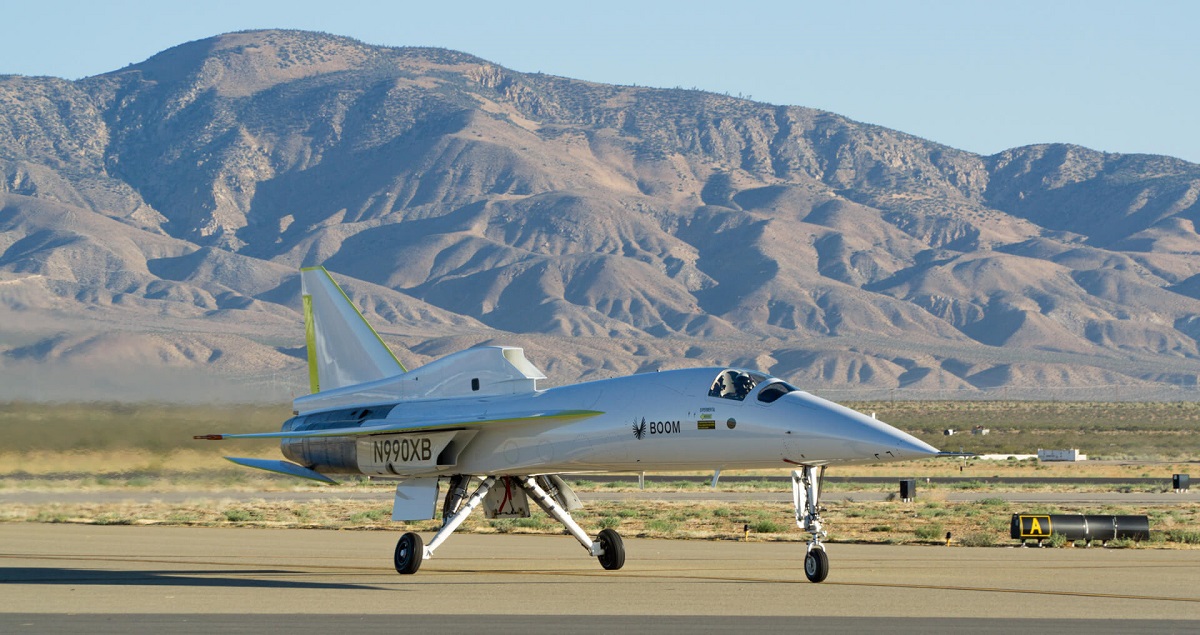 Boom Supersonic hat mit Rolltests für den Prototyp des Überschallflugzeugs Overture begonnen, das Geschwindigkeiten von mehr als 2.000 km/h erreichen kann.