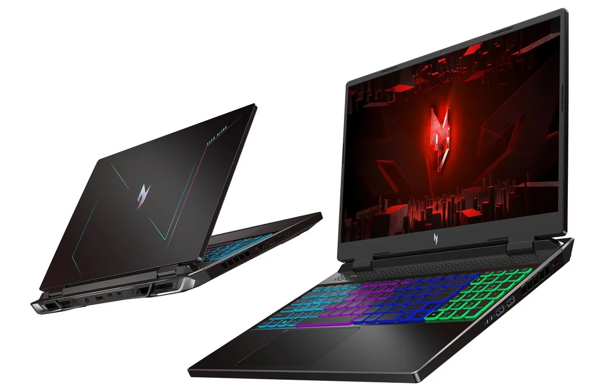 Acer представив ігрові ноутбуки Nitro з чипами Intel Raptor Lake і відеокартами NVIDIA GeForce RTX 40 вартість від $1200