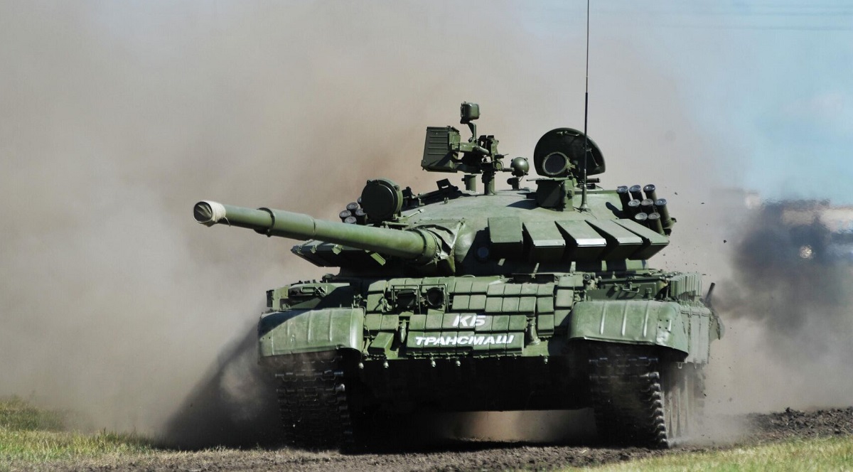 Вооружённые Силы Украины уничтожили российский танк Т-62МВ