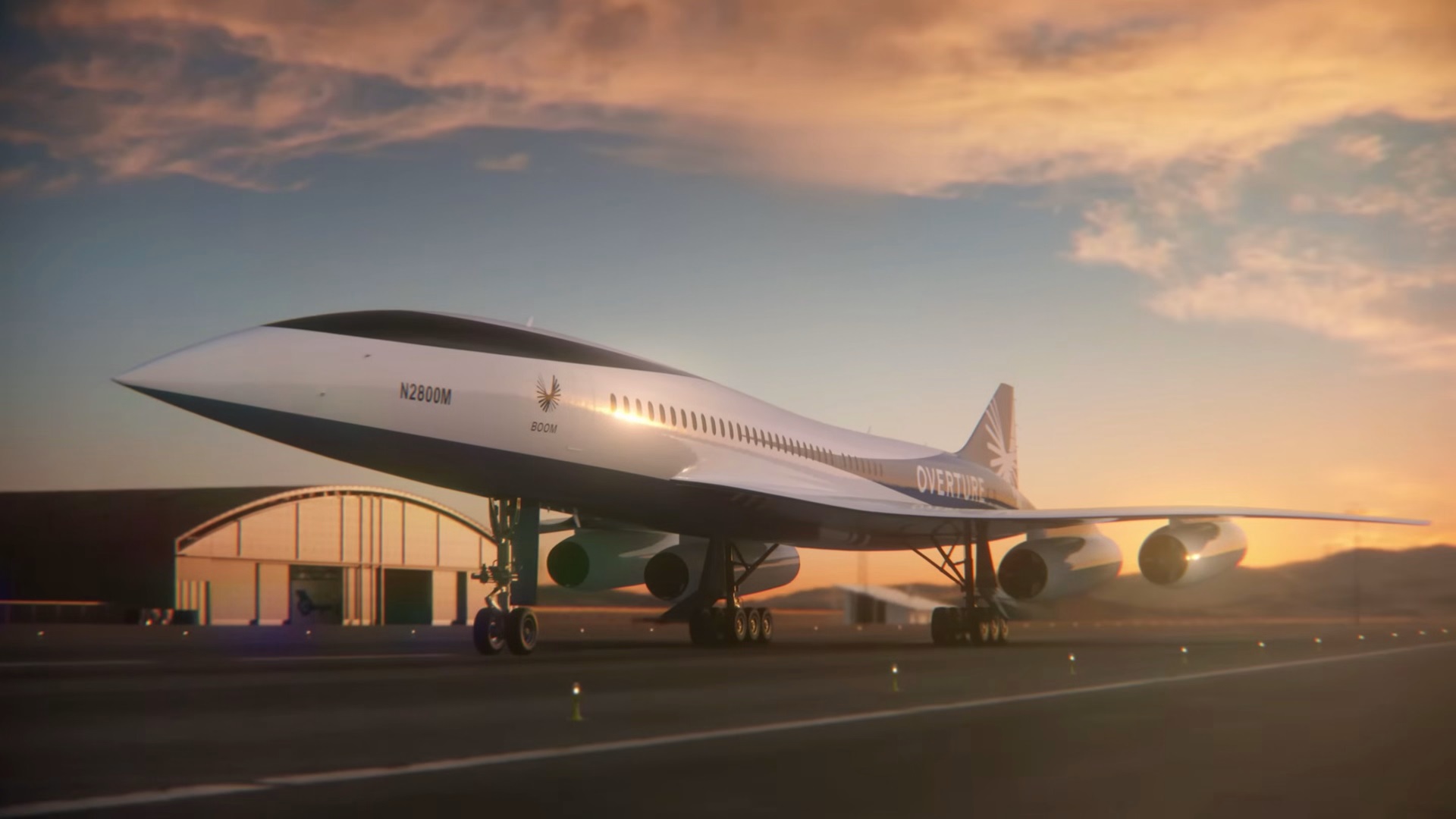 Boom builds Overture supersonic aircraft - the world's first airliner with a speed of up to 2,100 km/h