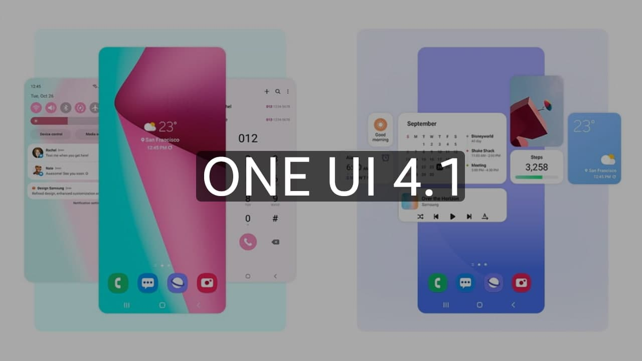 80 smartphones Samsung recevront le nouveau firmware One UI 4.1 sur Android 12 - la liste complète est publiée