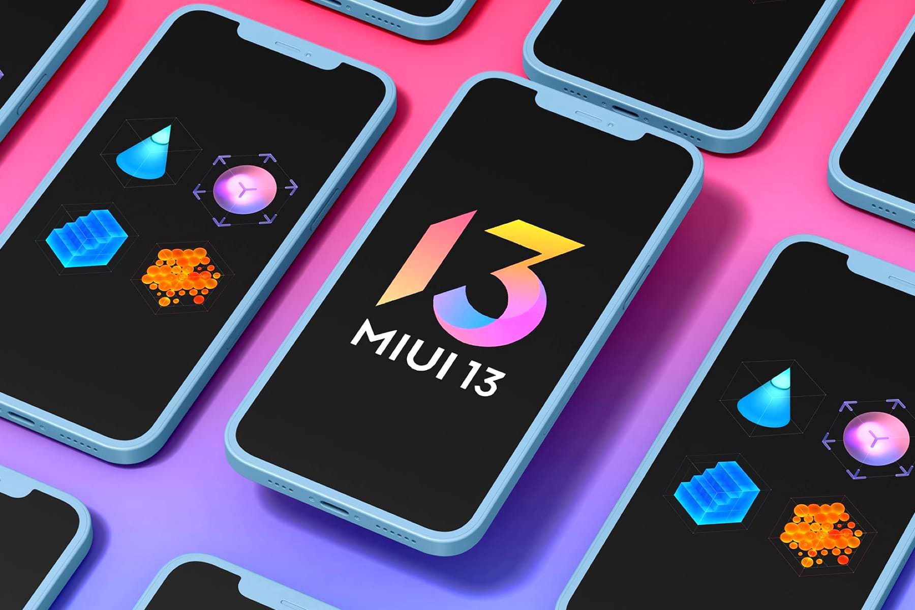 Three Xiaomi smartphones received a stable global firmware MIUI 13 on Android 12