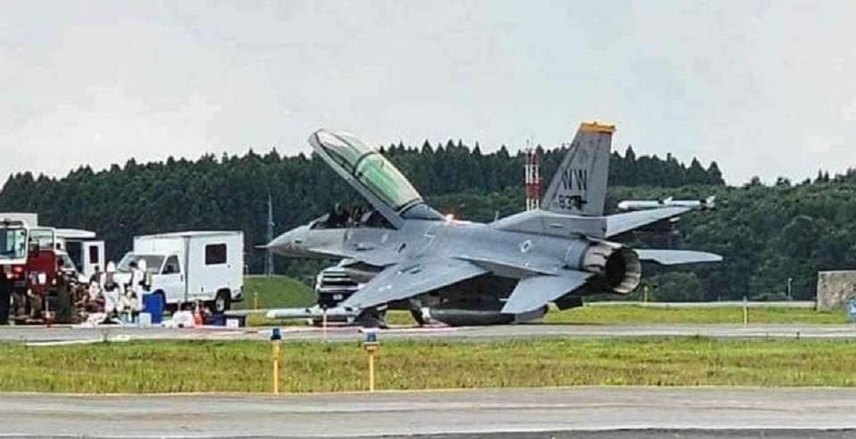 The US Air Force is investigating an emergency involving an F-16D Fighting Falcon fighter jet at an airbase in Japan