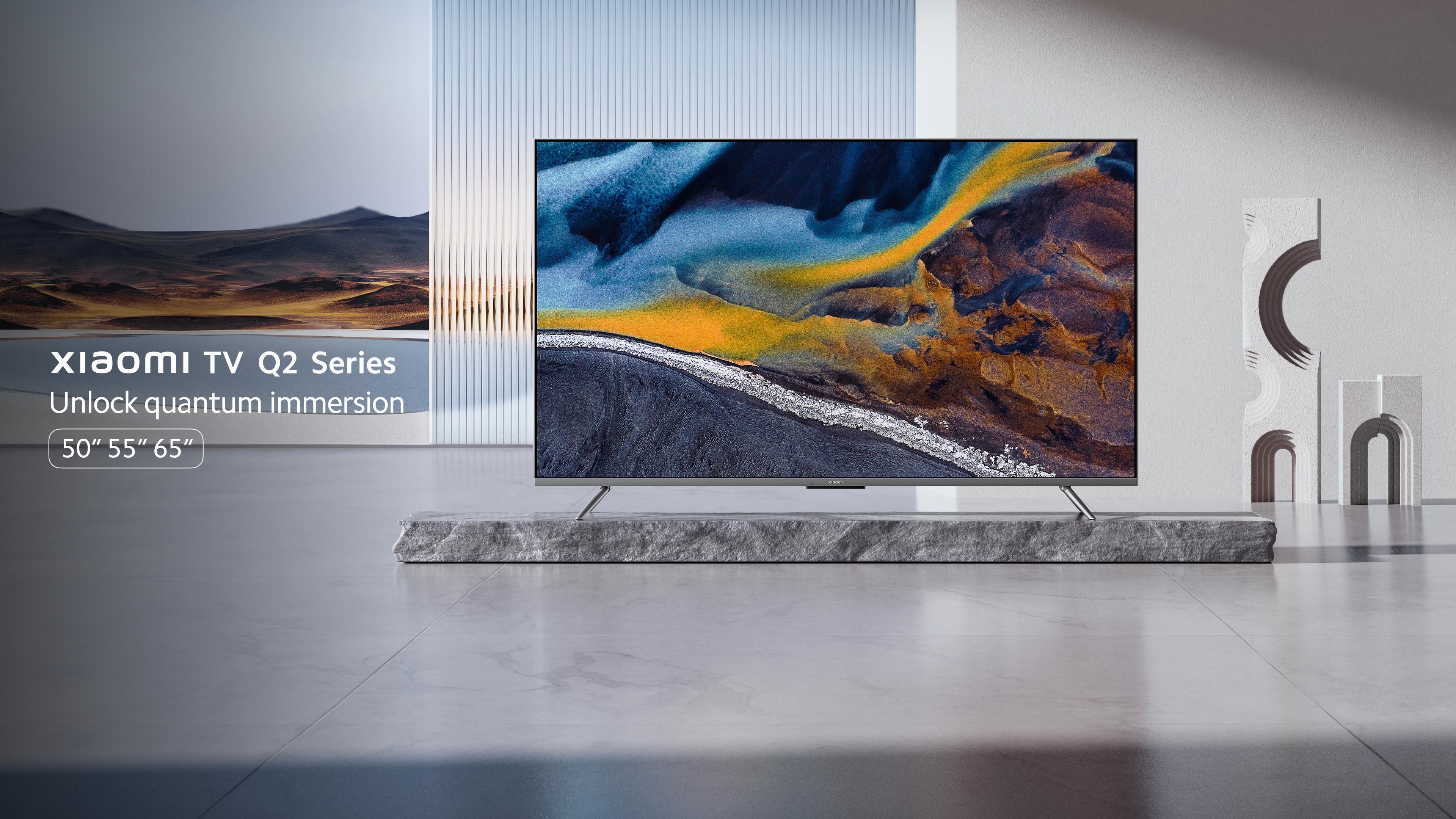 Xiaomi présente des téléviseurs QLED 4K avec Google TV à partir de 700 €.
