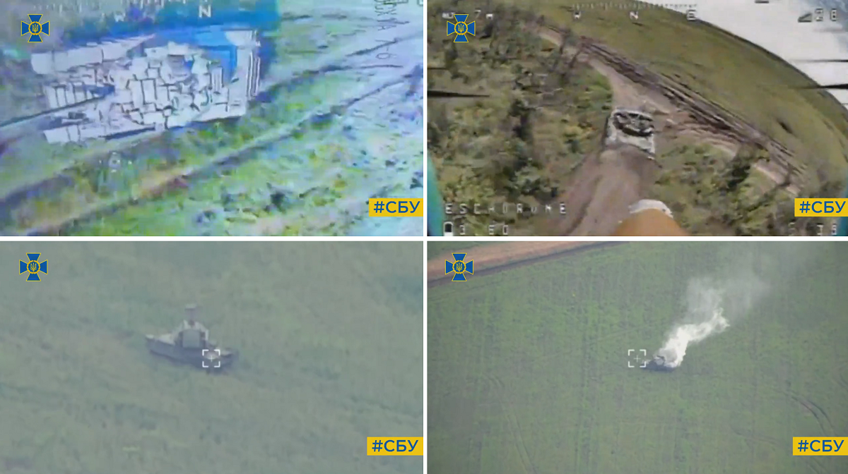 16 carros de combate, 5 obuses autopropulsados, misiles tierra-aire Tor y Buk - Las Fuerzas de Defensa demuestran la eficacia de los drones FPV y de los drones lanzagranadas
