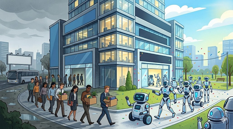 Офисное помещение с признаками автоматизации