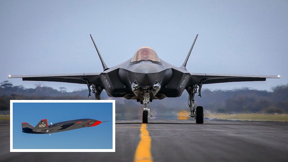 Lockheed Martin has discussed connecting F-35 Lightning II fighters with MQ-28 Ghost Bat drones