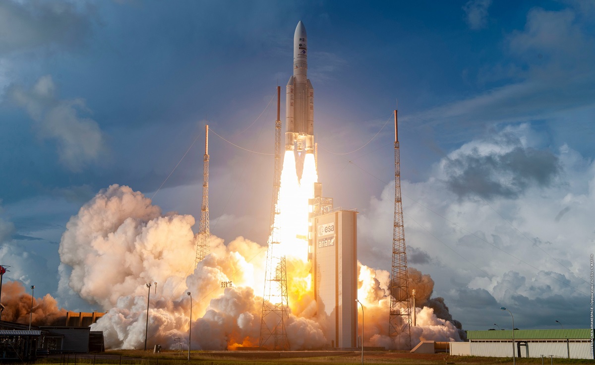 Mañana será el último lanzamiento de Ariane 5, que ha enviado 116 misiones al espacio desde 1996.