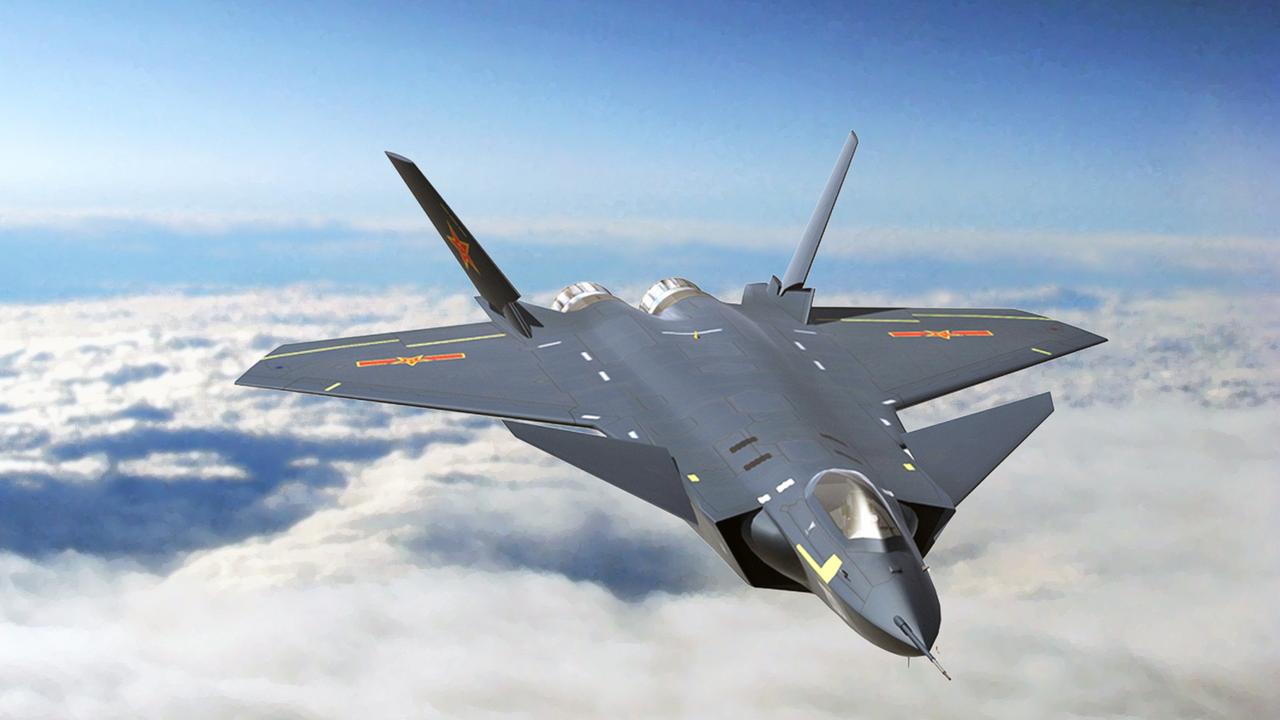 Chiny kradną amerykańską technologię, aby zbudować myśliwce piątej generacji J-20 Mighty Dragon, które przypominają F-22 Raptor