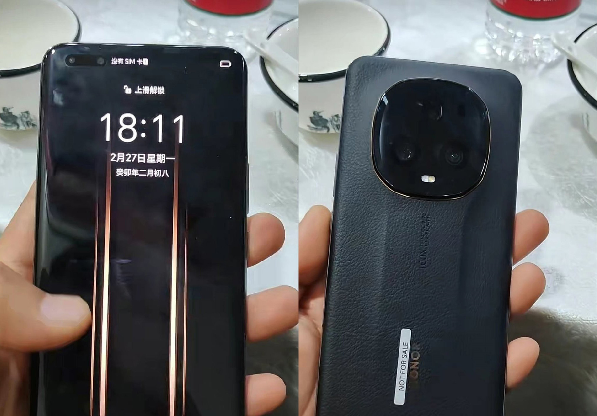 Honor Magic 5 Ultimate shown in real photos for the first time