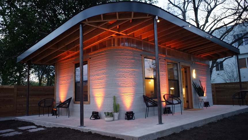 3D printer prints a house in 24 hours