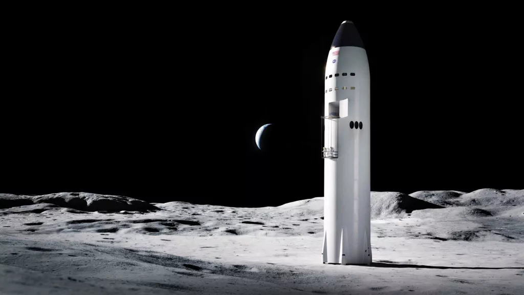 NASA zal niet op tijd mensen op de maan kunnen laten landen door problemen met het SpaceX Starship