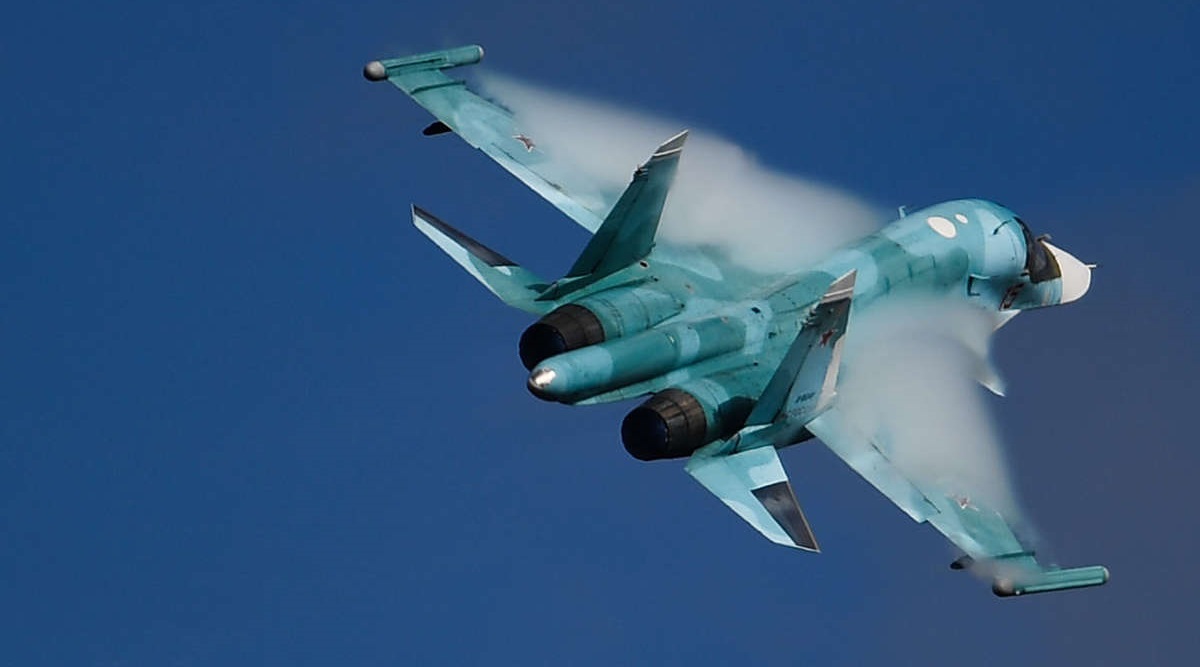 Ukraines luftvåben ødelægger tre russiske Su-34 generation 4++ jagerfly