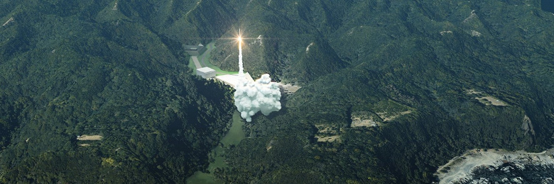 Ракета Kairos на стартовому майданчику