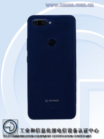 Gionee S11 - безрамочный смартфон с четырьмя камерами показался в TENAA 