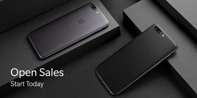 OnePlus 5 поступил в продажу через сайт производителя