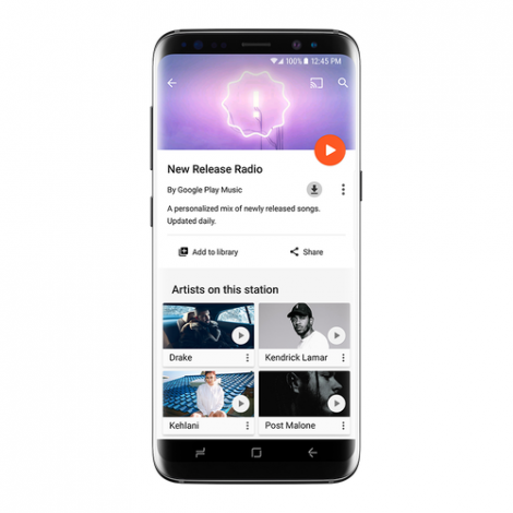 New Release Radio стала доступна для всех пользователей Google Play Music