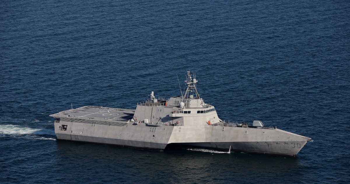 USS Canberra (LCS-30) became the first US Navy ship in history to be commissioned in Australia
