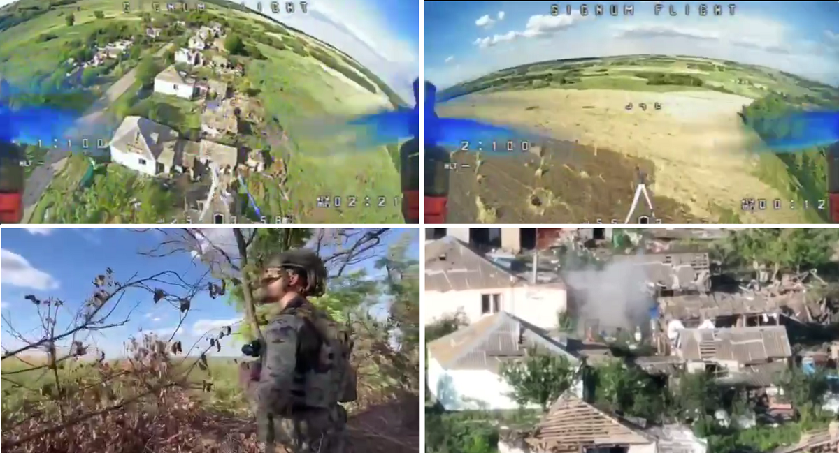 Die AFU zeigte ein spektakuläres Video eines Angriffs auf das russische Militär mit einer Kamikaze-FPV-Drohne: Drohne flog direkt in das Haus