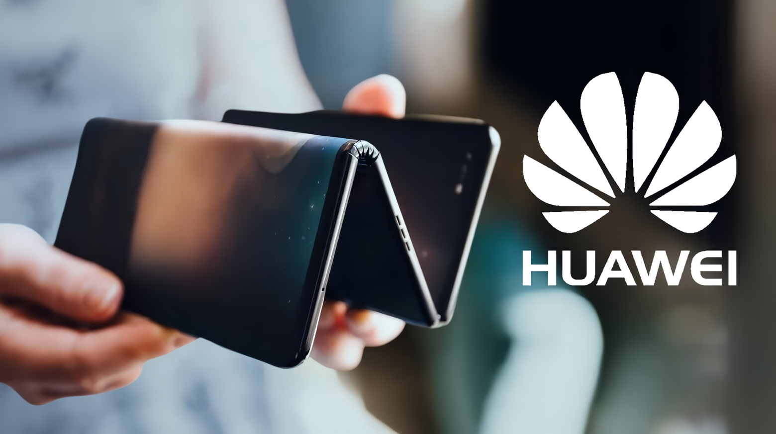 Huawei's new triple folding smartphone has been spotted with the company's CEO Richard Yu