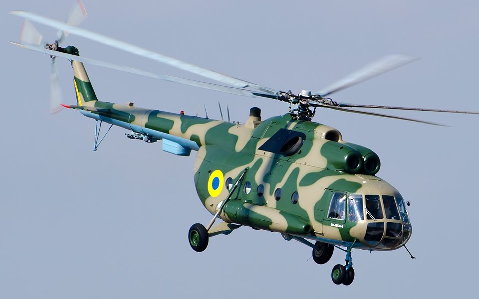 Украинские военные ударили по позициям оккупантов ракетам C-13 с модифицированных вертолётов Ми-8МСБ-В