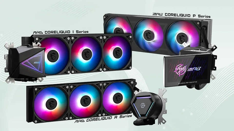 MSI introduces new series of AIO coolers MAG CORELIQUID I