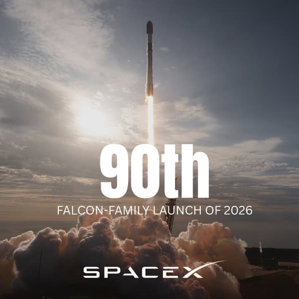 Запуск ракеты Falcon 9