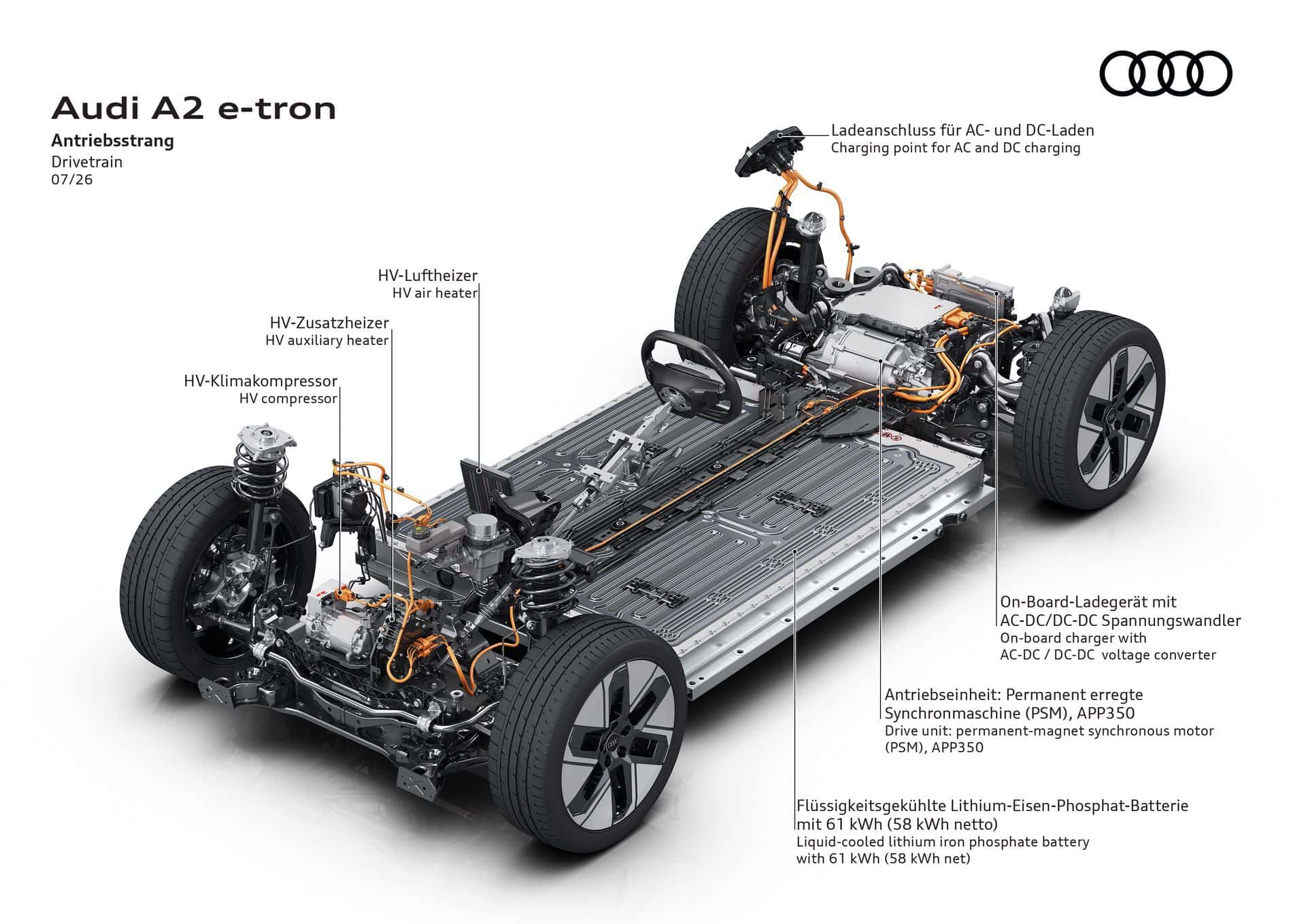 Интерьер и детали Audi A2 e-tron