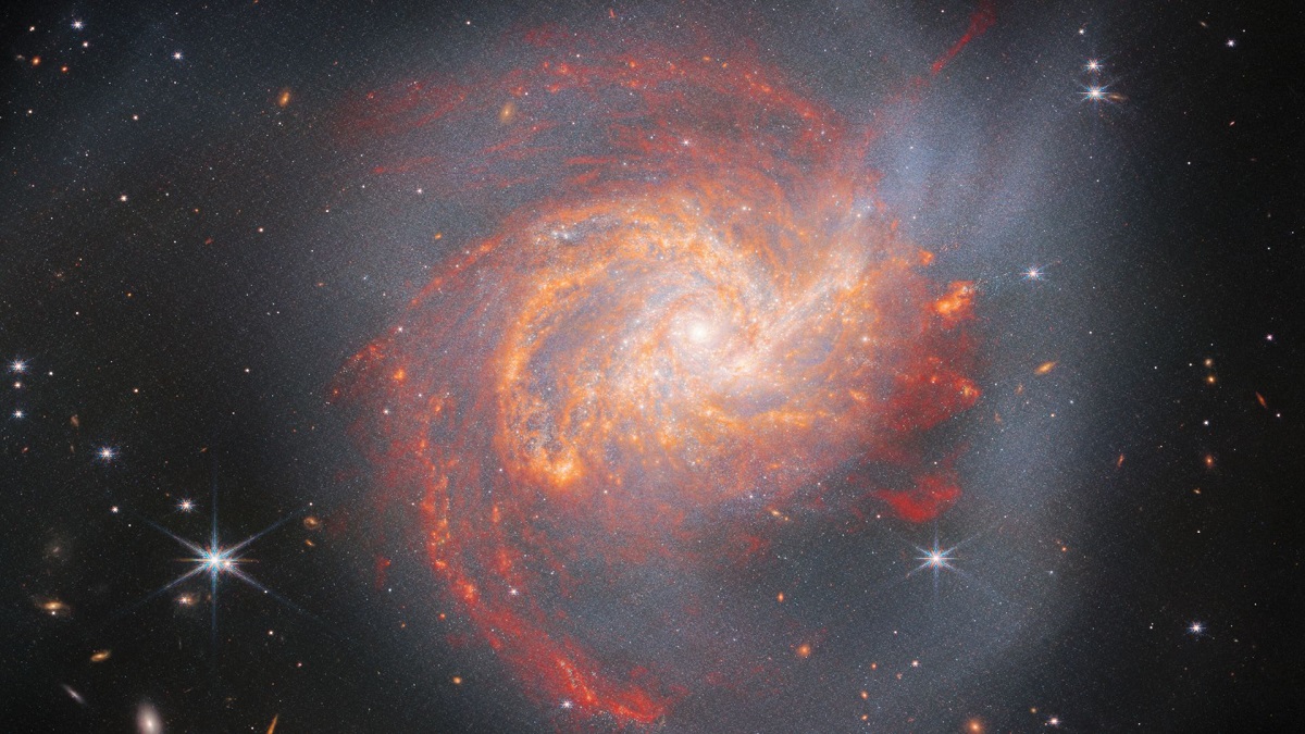 James Webb hat die Galaxie NGC 3256 fotografiert, die vor 500 Millionen Jahren durch die Kollision zweier anderer Galaxien entstanden ist