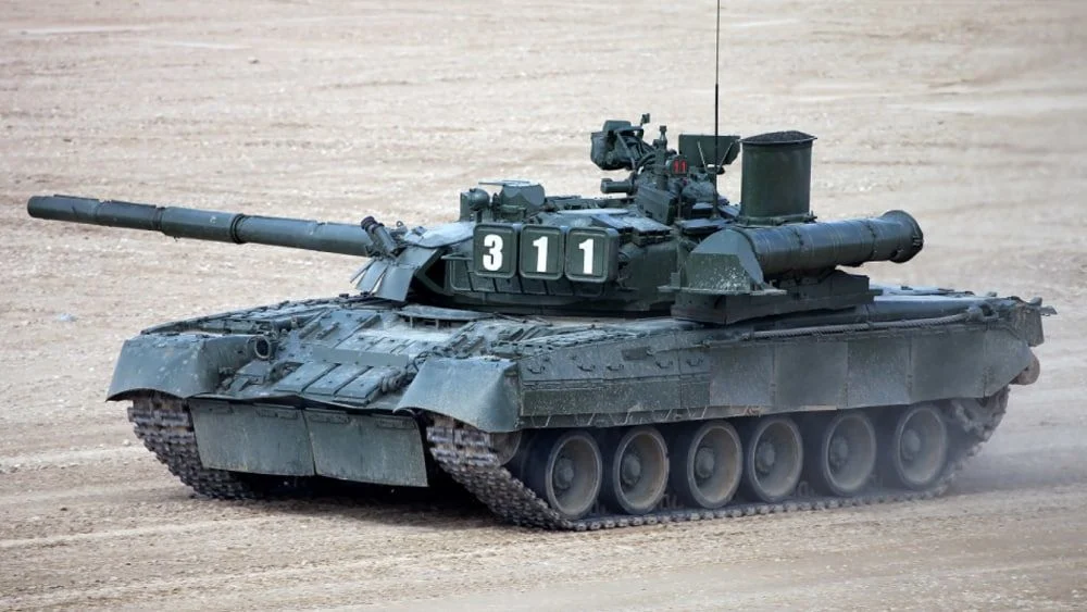 The Armed Forces of Ukraine seized a unique "female" T-80UE-1 tank