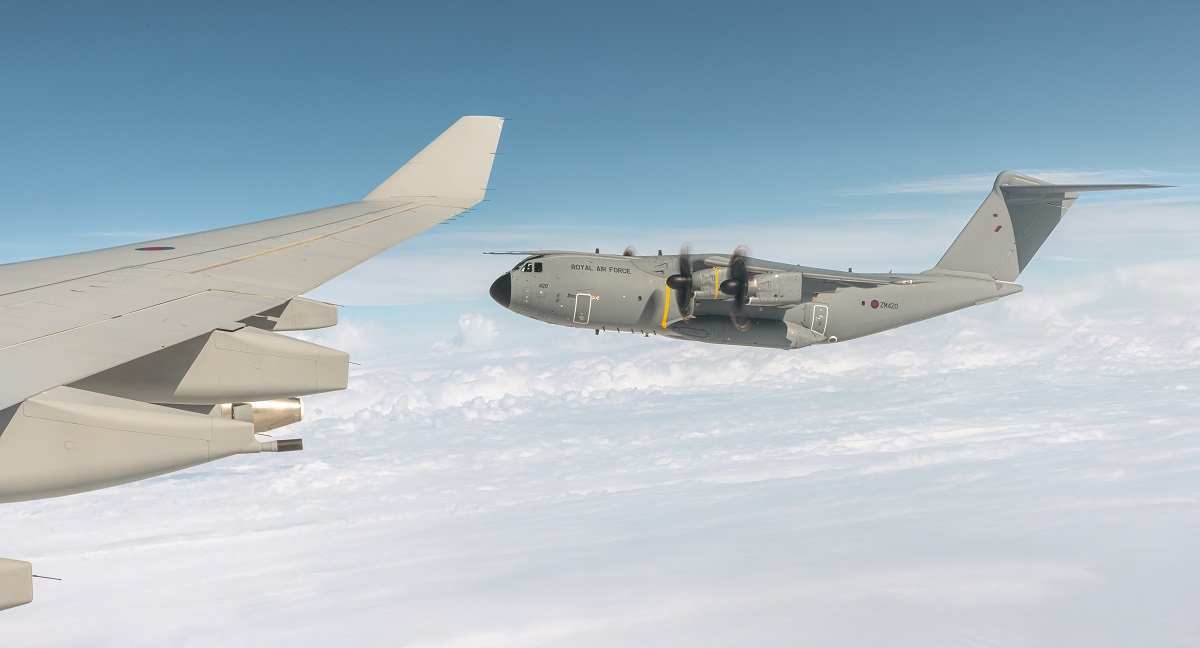 Logro histórico - Atlas C.1 realiza un vuelo de 22 horas del Reino Unido a Guam con tres repostajes en pleno vuelo