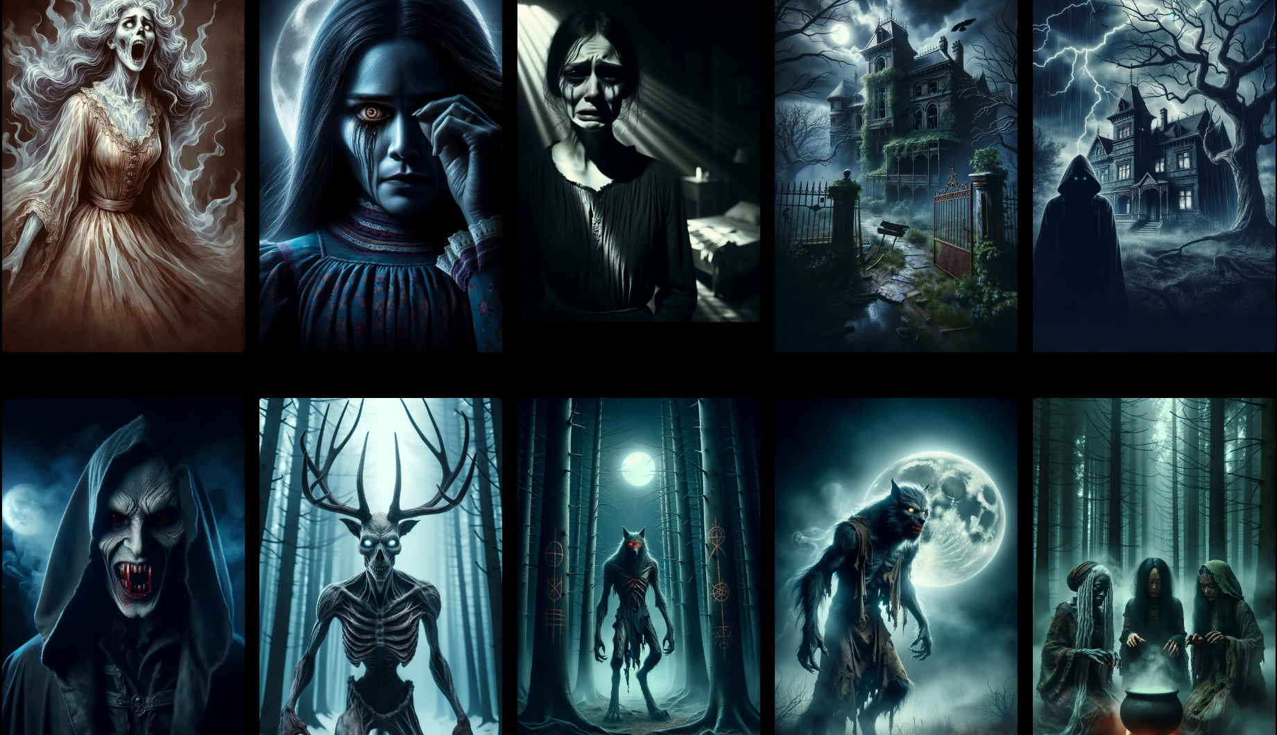 A new collection of scary wallpapers for your smartphone