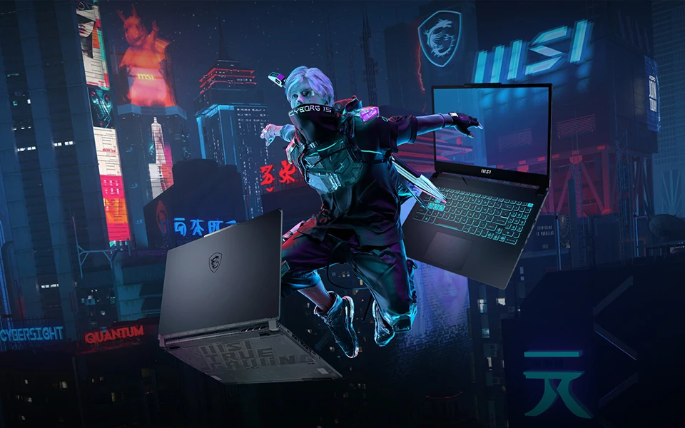 MSI unveiled a translucent Cyborg 15 laptop starting at $1099
