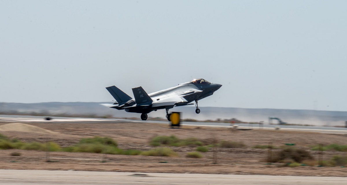A squadron of fifth-generation F-35 Lightning II fighter jets has arrived in the Middle East amid growing threats from Iran and russia