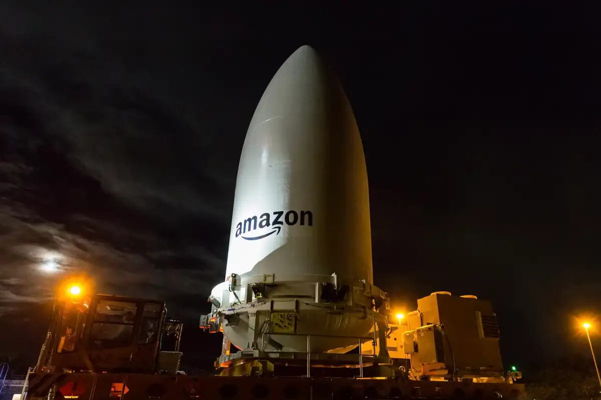 Amazon will send the first Project Kuiper internet satellites into space tomorrow to compete with SpaceX Starlink