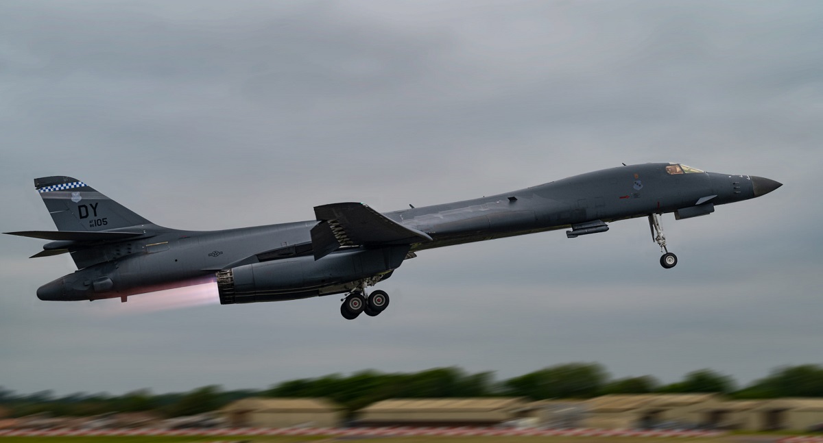 The US Air Force has sent supersonic strategic bombers to Asia for military exercises with Japan and the Republic of Korea