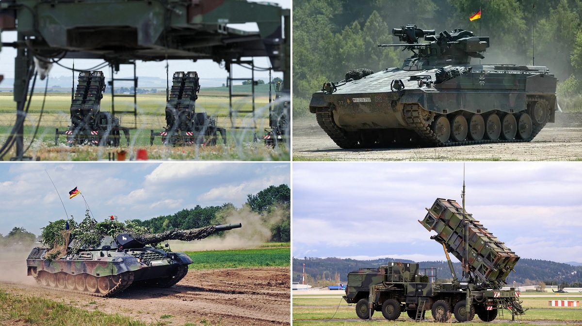 Patriot-Boden-Luft-Raketensysteme, Leopard-1-Panzer, Marder-Kampffahrzeuge und Drohnen - Deutschland bereitet 600-700 Mio. € Militärhilfe für die Ukraine vor