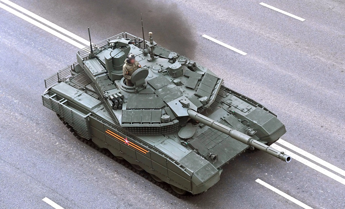 En kamikaze-drone til 500 dollar angrep en russisk modernisert T-90M-stridsvogn til en verdi av 4,5 millioner dollar.