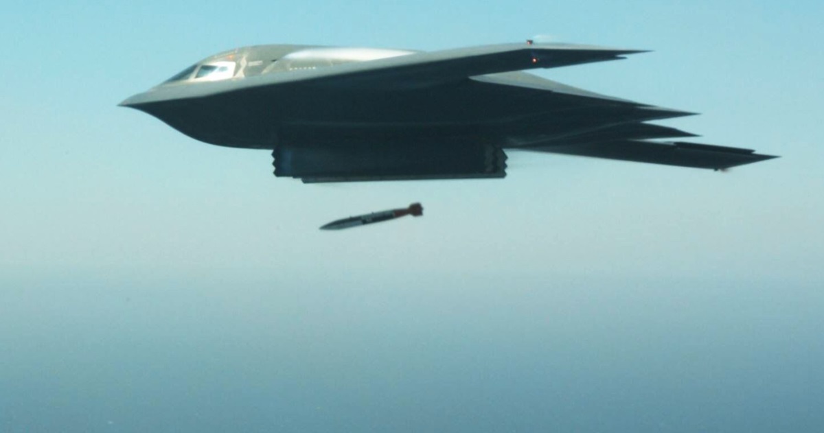 The B-2 Spirit is the first aircraft in U.S. history that can carry the modernised B61-12 thermonuclear bomb
