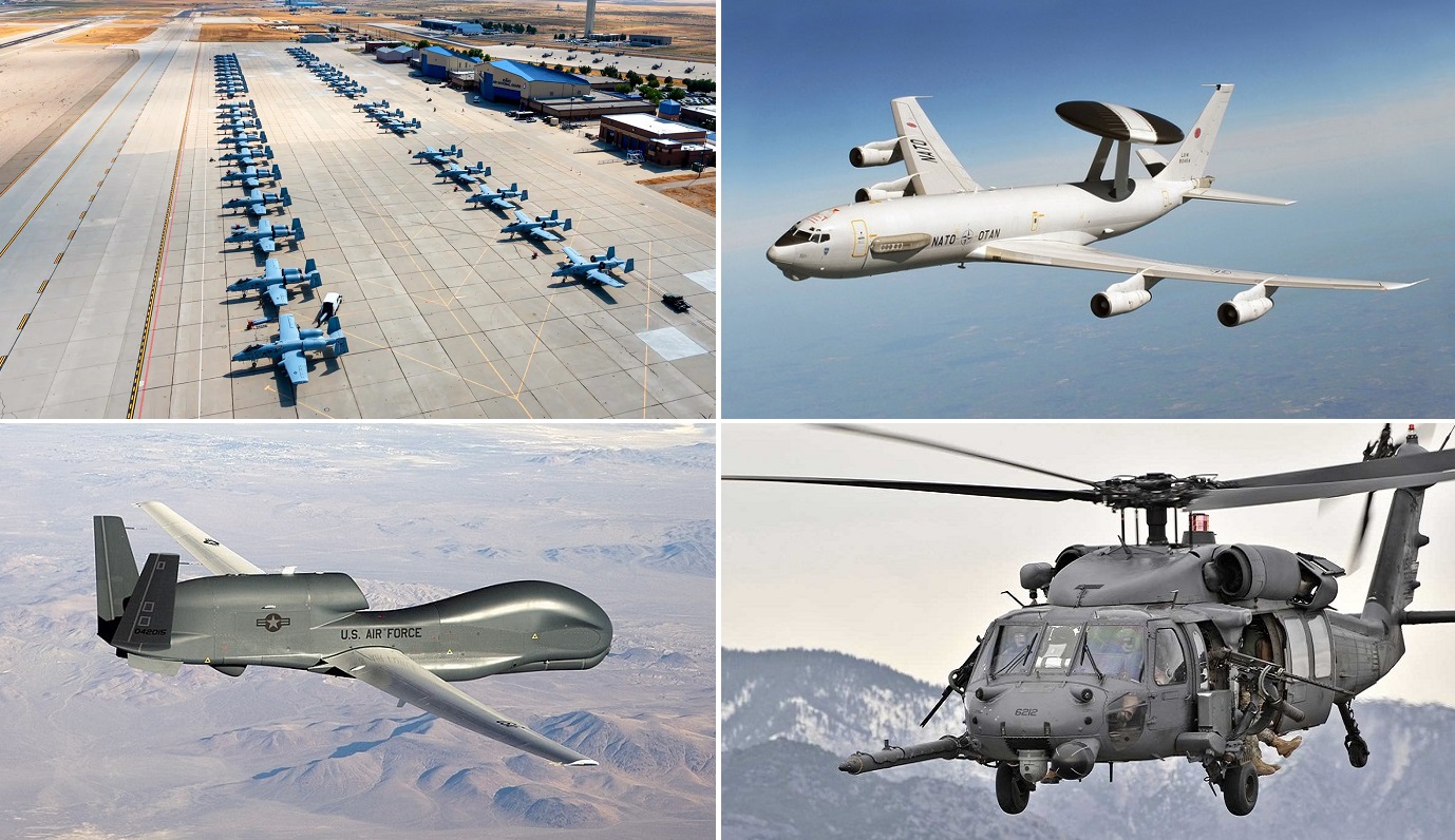 The US Air Force wants to send more than 300 planes, helicopters and drones to the aircraft graveyard in 2024 - the F-22 Raptor, F-15 Eagle, RQ-4 Global Hawk, E-8C JSTARS and E-3 Sentry are on the list