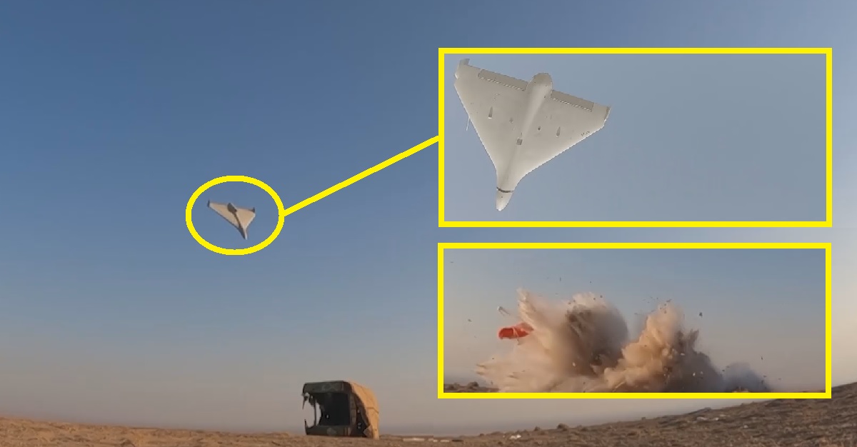 El dron kamikaze Shahed-136 tiene un motor turborreactor en lugar del MD550 de pistón y ahora no zumba como una moto.