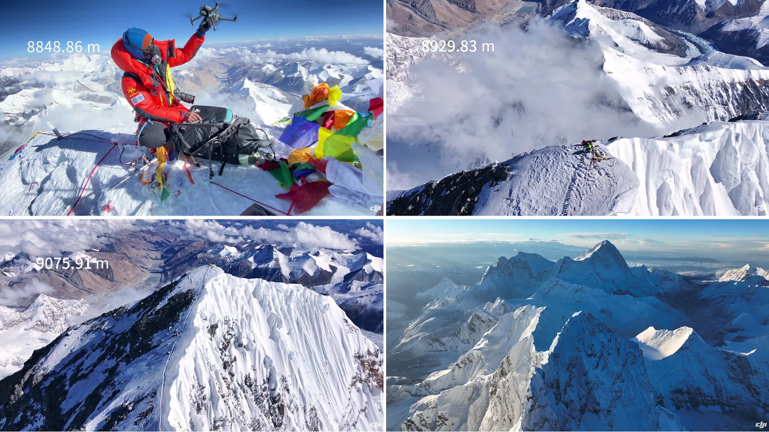 Le DJI Mavic 3 capture des vidéos spectaculaires depuis une altitude de 9 233 mètres.