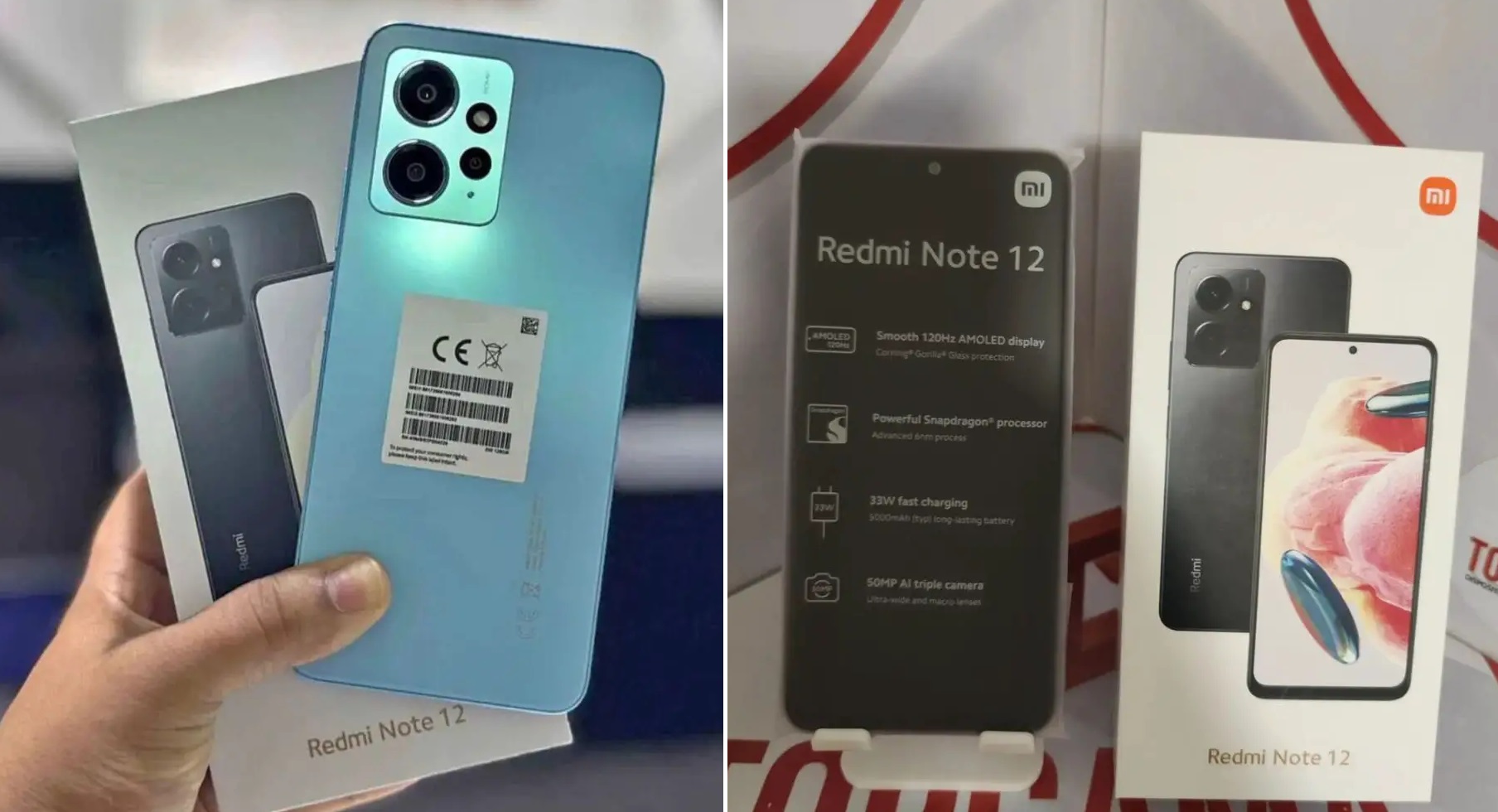 Le Redmi Note 12 4G est équipé d'une puce plus puissante que prévu