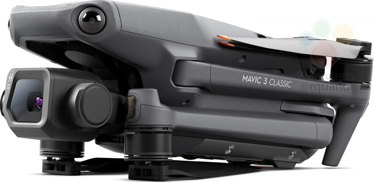20MP camera with 5.1K@60FPS and FHD@200FPS, 3x zoom without loss of quality, flight time up to 46 minutes and a range of 8 km - DJI Mavic 3 Classic specifications