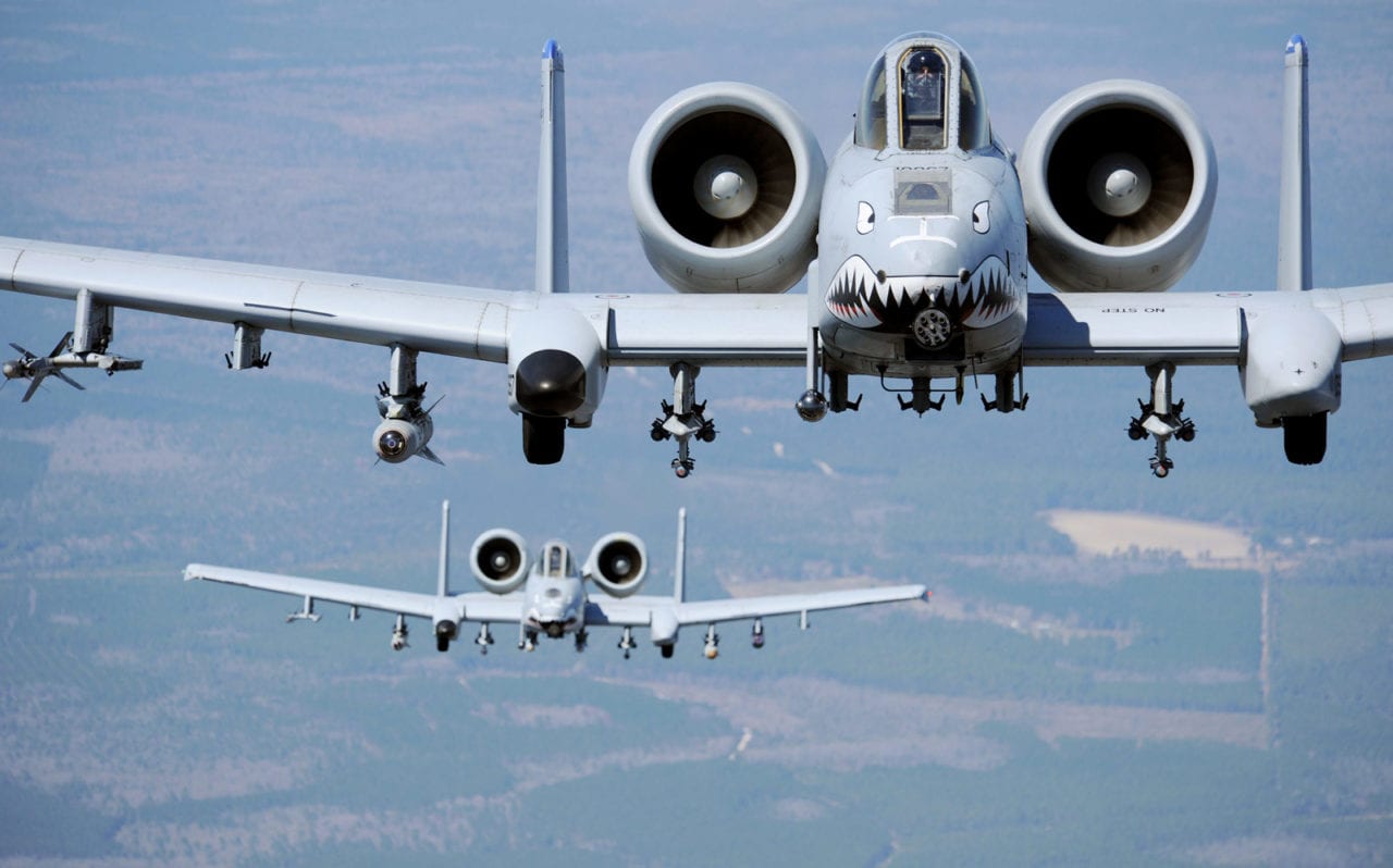 10 літаків A-10C Thunderbolt II прибули до Європи для навчань Air Defender 2023 у рамках найбільшого трансатлантичного переміщення повітряних сил