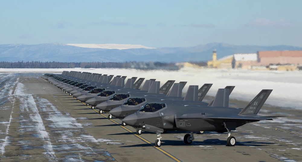 US sends first-ever F-35 Lightning II fighter jets to a military base in Greenland