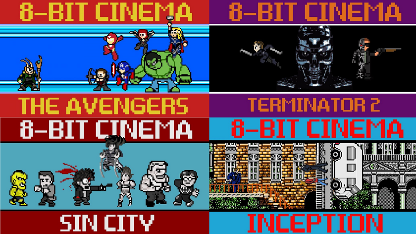 Команда CineFix делает из фильмов 8-битные ролики игр для Dendy